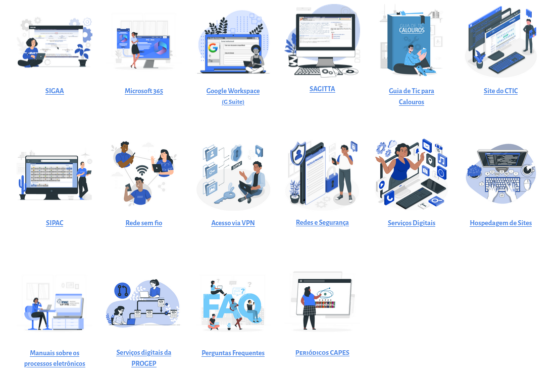 CALOURO! CONHEÇA TODOS OS SERVIÇOS DE TECNOLOGIA DISPONÍVEIS PARA VOCÊ!